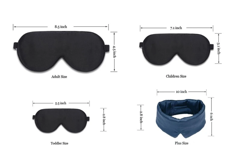 Any Size for Custom Silk Eye Mask