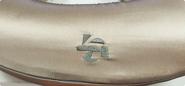 Embroidered logos