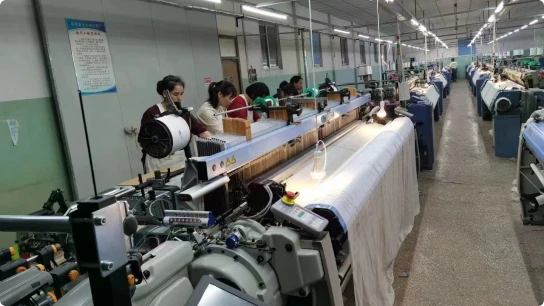 Silk Fabric Handling Area
