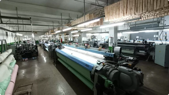 Silk Fabric Handling Area