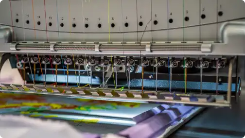 Broderie adaptée à la soie