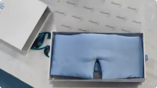 Custom Weighted Silk Eye Mask for SleepZen