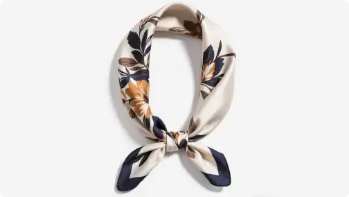 Bandana à soie et foulard