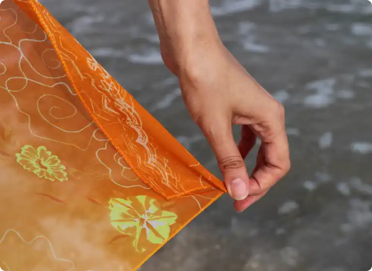 Edge Finishing Options for Silk Scarves