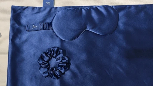 Custom Silk Eye Mask Gift Set for Renowned Spanish Brand Julia
