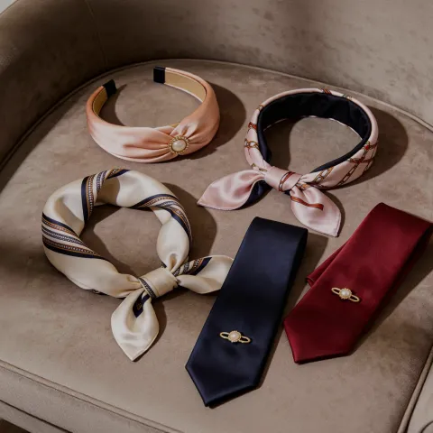 Accesorios de seda personalizados