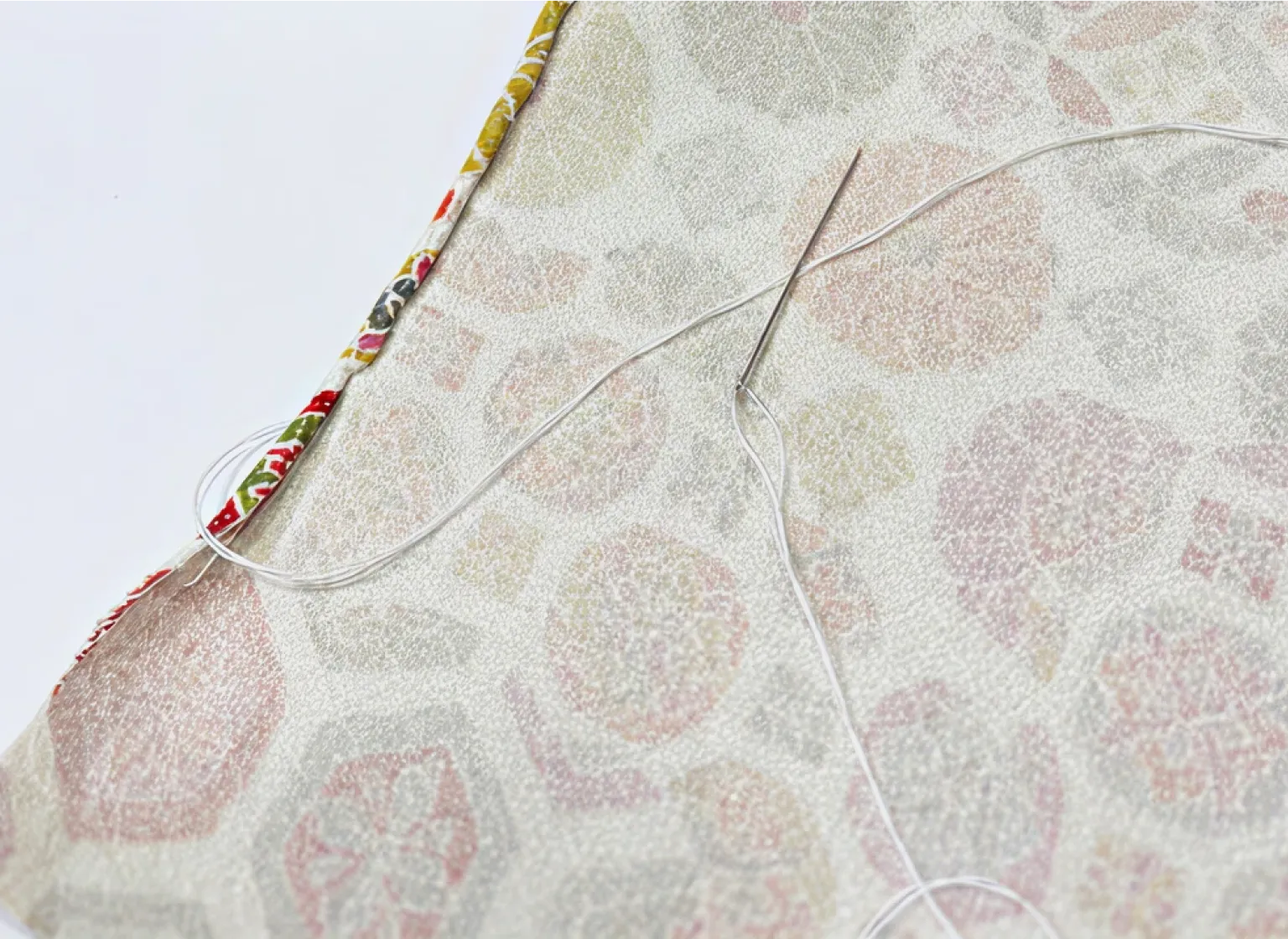 Edge Finishing Options for Silk Scarf