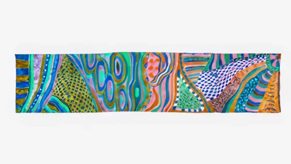 Silk Long Scarf