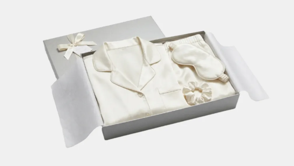 Silk Pajamas Gift Set