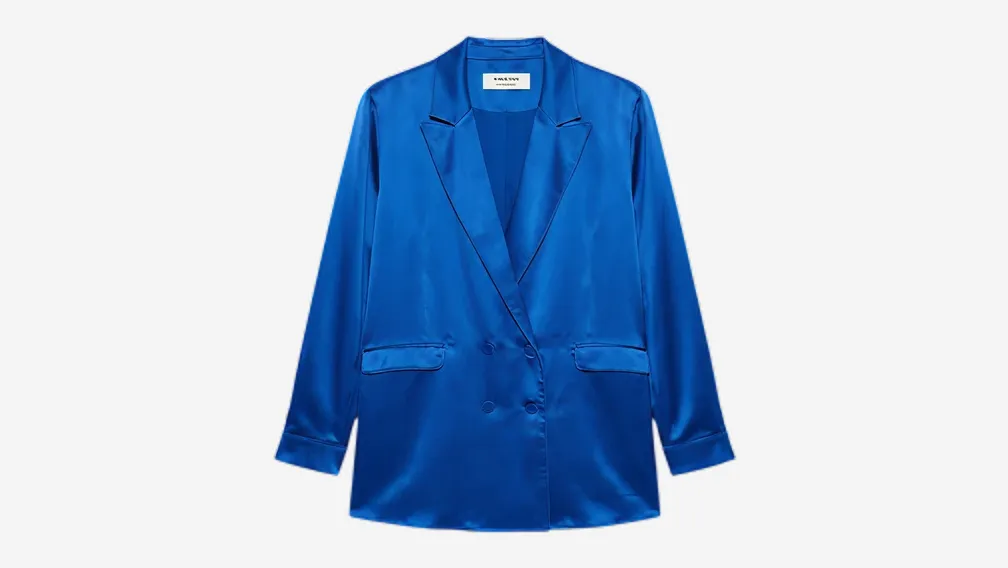 Maßgeschneiderter Seidenblazer