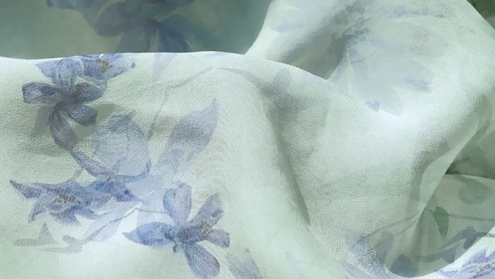 Plain Dyed Silk Georgette Fabric