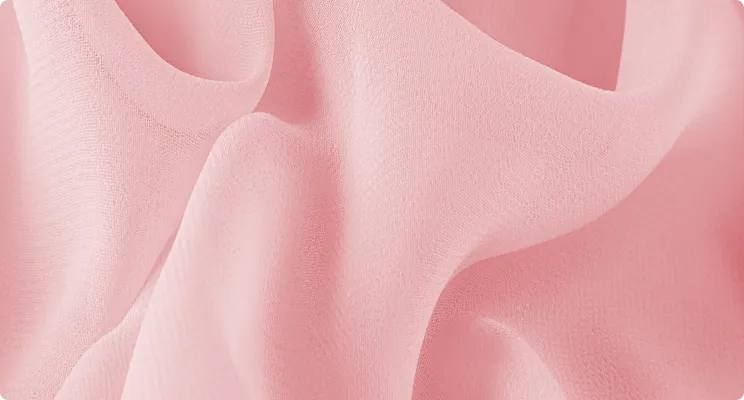 Blush Pink Silk Georgette