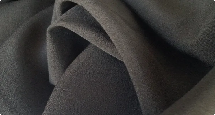 Black Silk Georgette