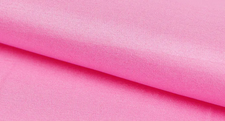 Blush pink silk habotai fabric with gentle sheen