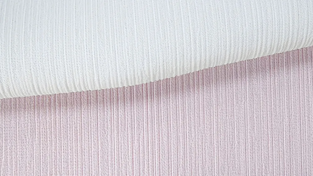 Pleated Silk Chiffon Fabric