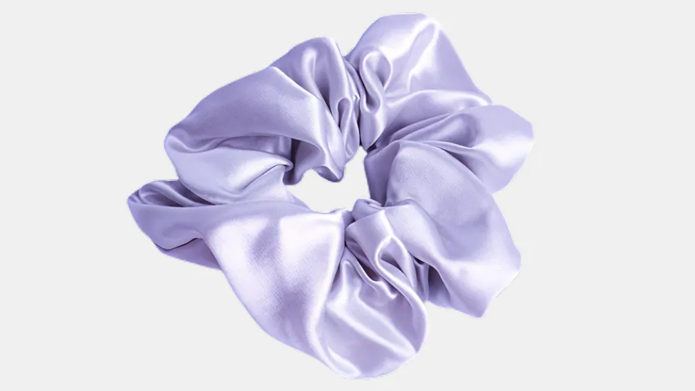 Large size silk scrunchie