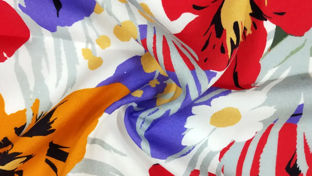 Silk Cotton Plain Fabric