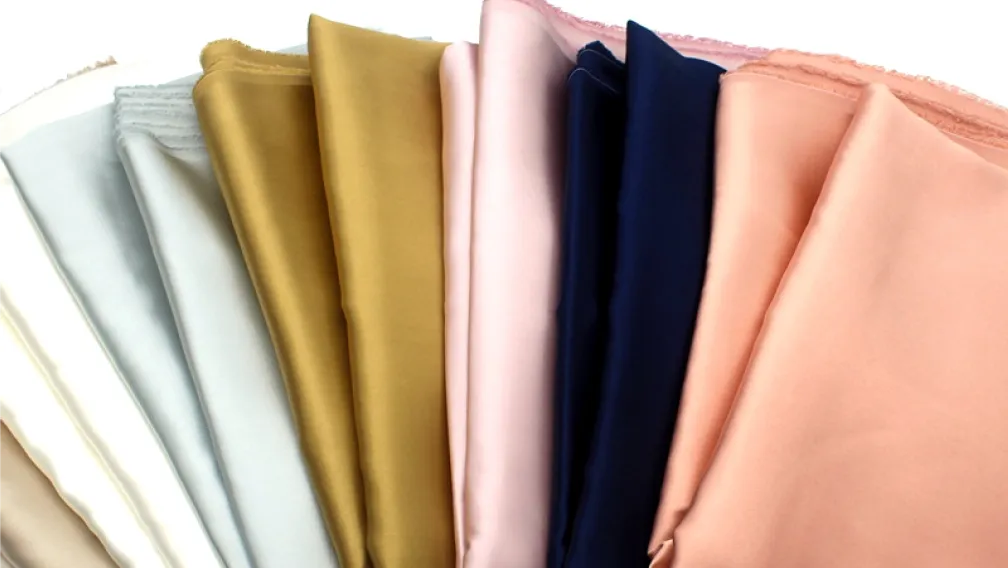 Plain Dyed Silk Charmeuse Fabric