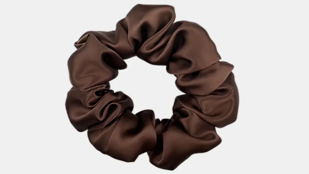 Medium size silk scrunchie