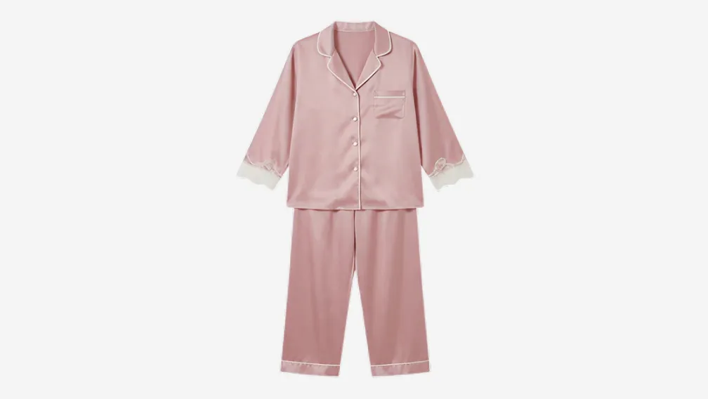 Lace Silk Pajamas set