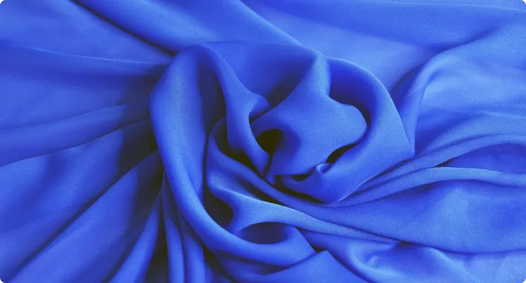 Navy Blue Silk Georgette