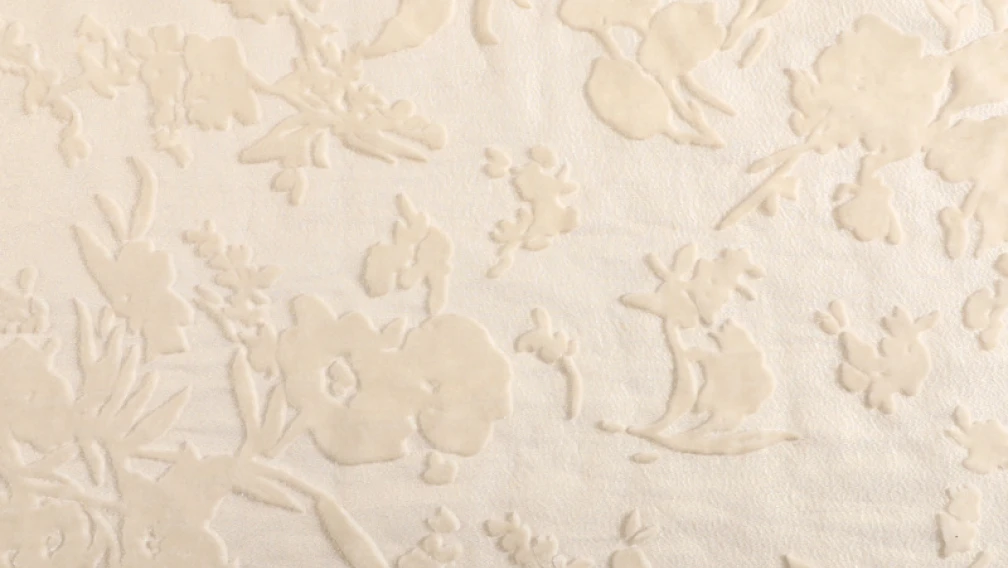 Burnout Silk Velvet Fabric