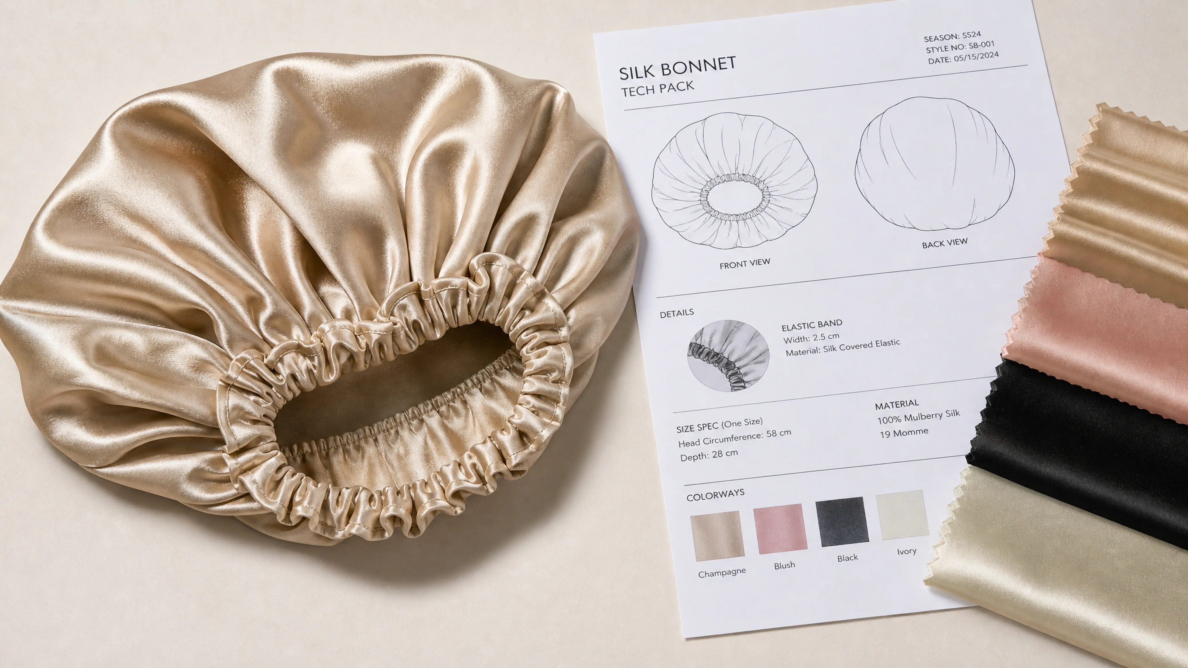 Custom Silk Bonnets: A B2B Guide to Construction, Sizing, and Ordering