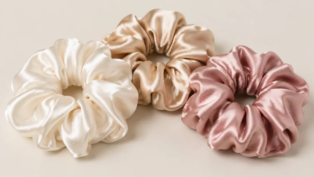 Custom Silk Scrunchies: A B2B Manufacturing Guide to Elastic Tensile, Momme Weights, Sizing, and Construction Standards